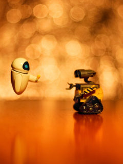 Fondo de pantalla Wall E And Eve 240x320