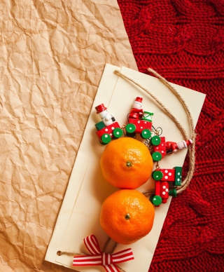 Christmas Tangerines - Obrázkek zdarma pro 128x160