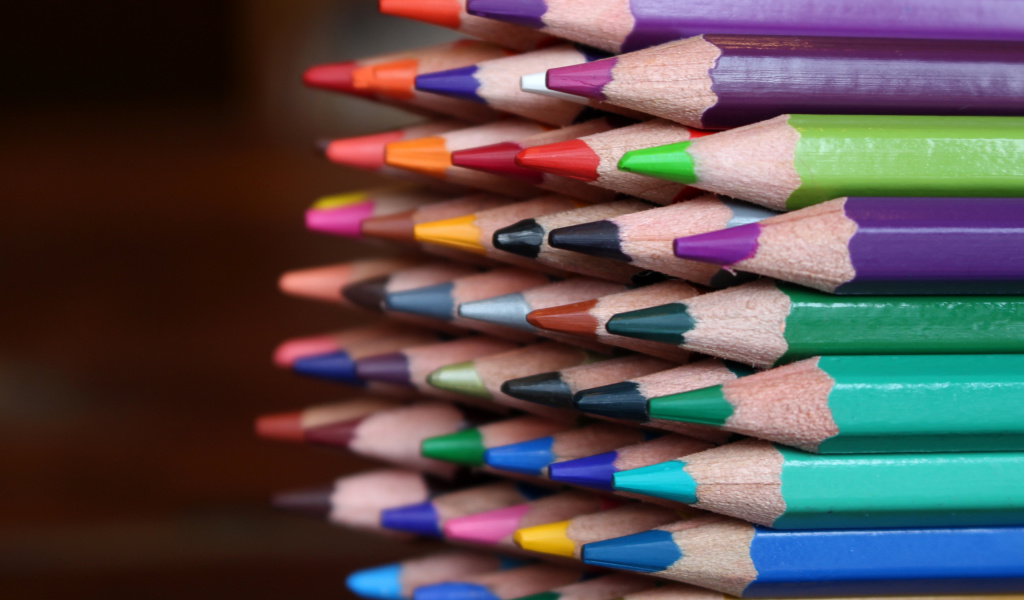 Sfondi Crayola Colored Pencils 1024x600