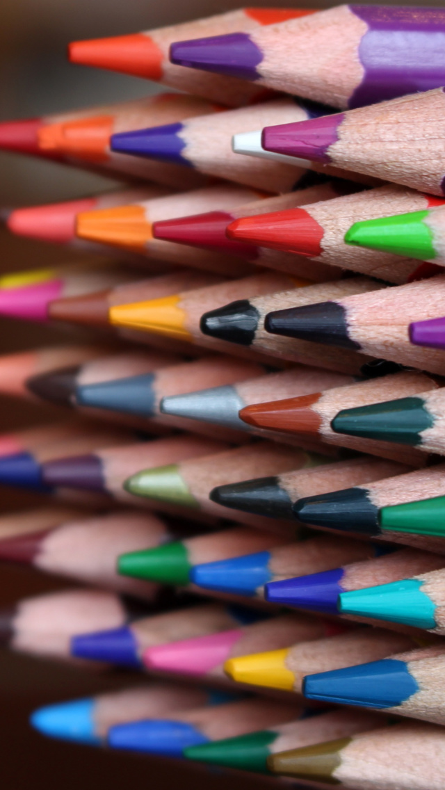 Sfondi Crayola Colored Pencils 640x1136