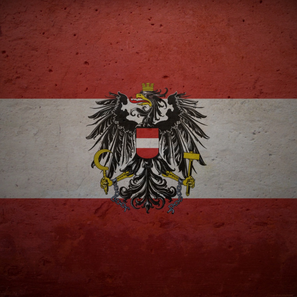 Austrian Flag wallpaper 1024x1024