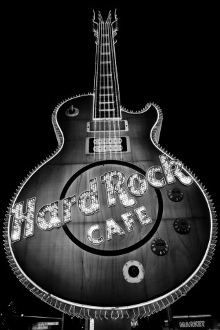 Fondo de pantalla Hard Rock Cafe Las Vegas 320x480