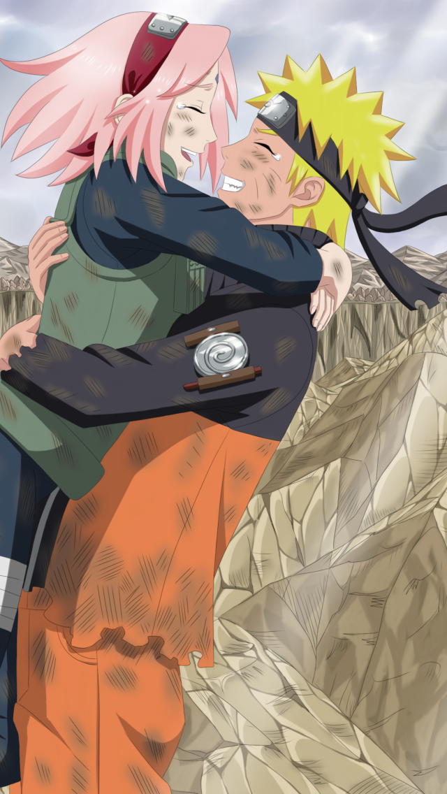 Das Uzumaki Naruto And Sakura Wallpaper 640x1136