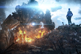 Titanfall Game 2014 - Obrázkek zdarma pro LG Optimus M