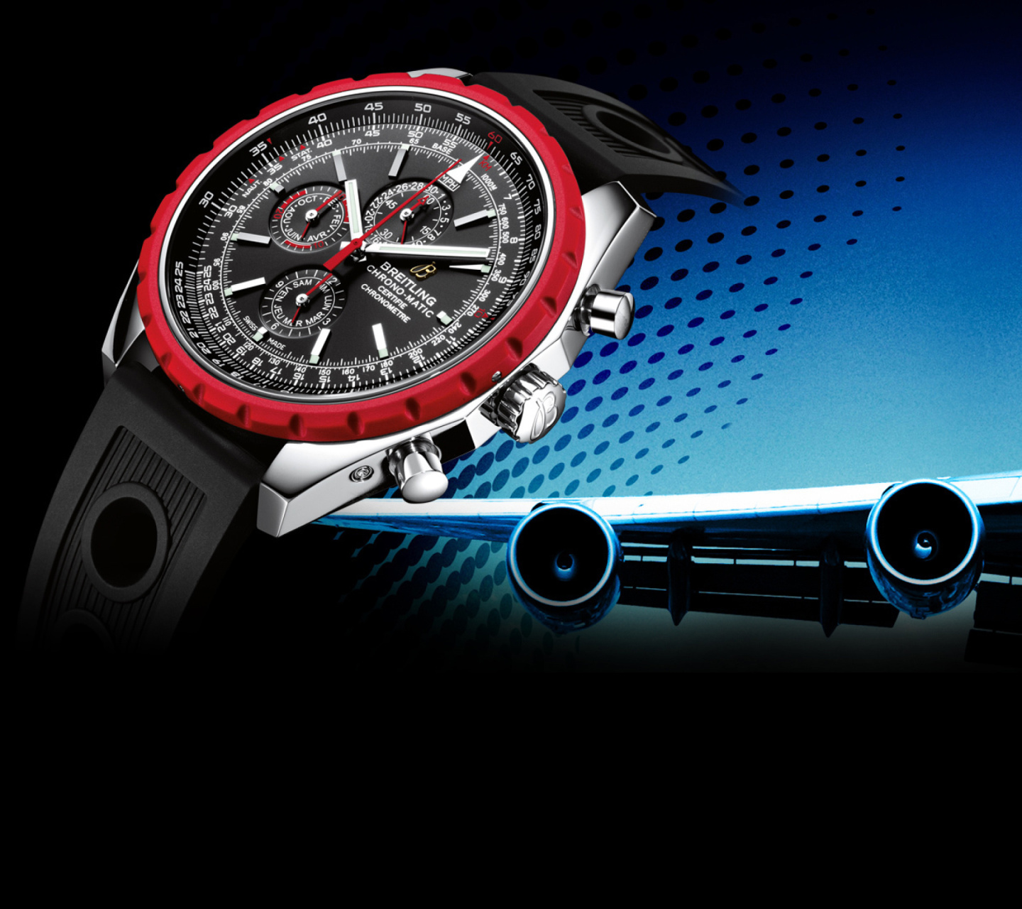 Screenshot №1 pro téma Breitling Chrono Matic Watches 1440x1280