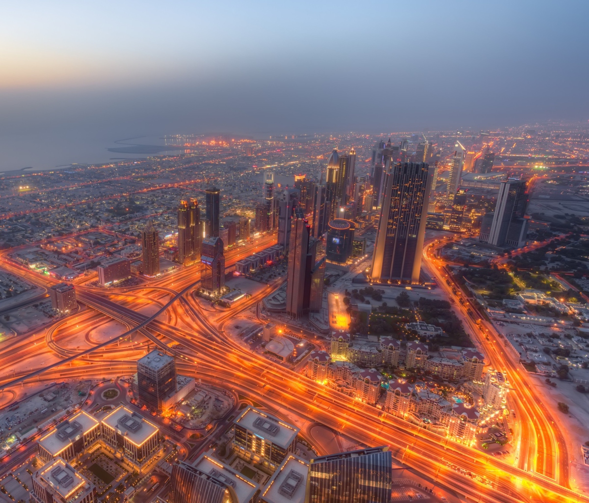 Screenshot №1 pro téma Dubai City Lights 1200x1024