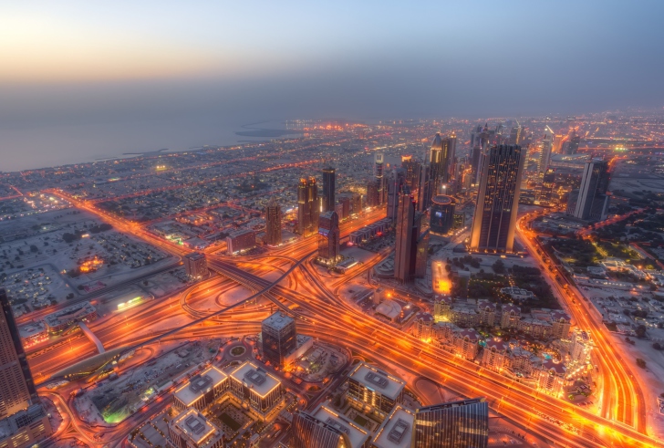 Fondo de pantalla Dubai City Lights