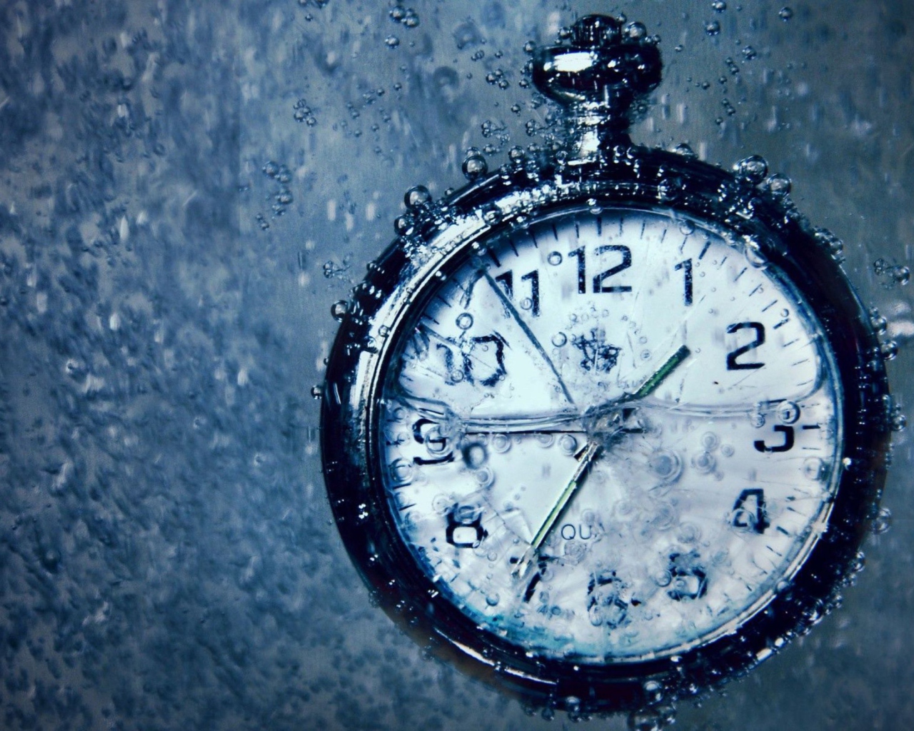 Frozen Time Clock wallpaper 1280x1024
