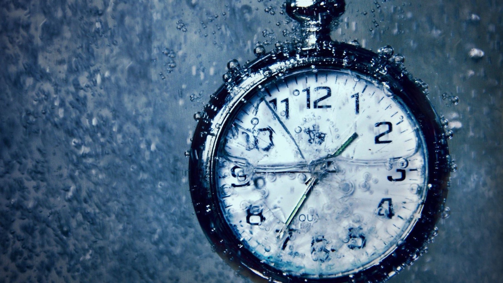 Das Frozen Time Clock Wallpaper 1600x900
