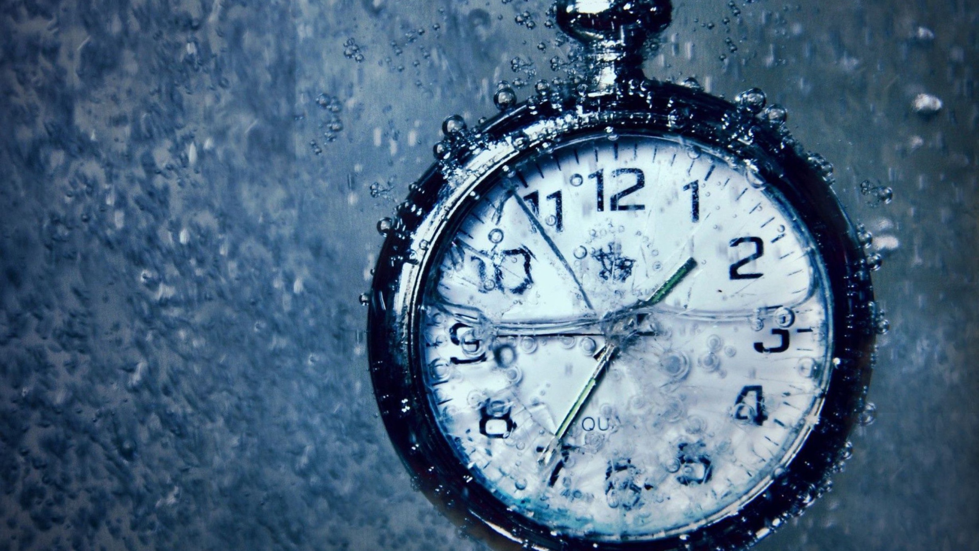 Das Frozen Time Clock Wallpaper 1920x1080