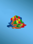 Screenshot №1 pro téma Rubiks cube puzzle 132x176