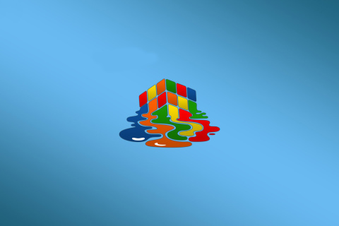 Screenshot №1 pro téma Rubiks cube puzzle 480x320