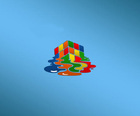 Fondo de pantalla Rubiks cube puzzle 480x400