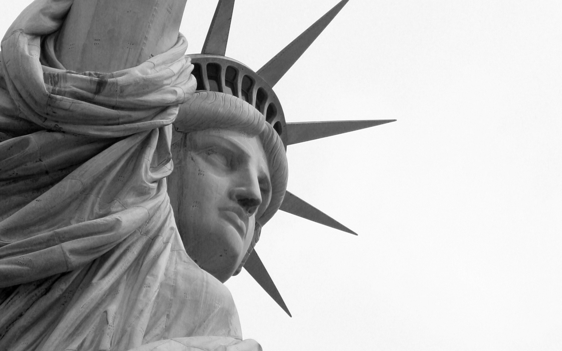 Screenshot №1 pro téma Statue Of Liberty Closeup 1920x1200