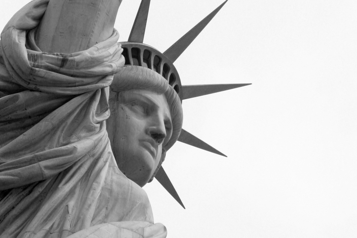 Обои Statue Of Liberty Closeup