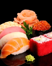 Обои Japanese Sushi 176x220