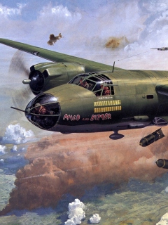 Das Bomber Aviation Wallpaper 240x320
