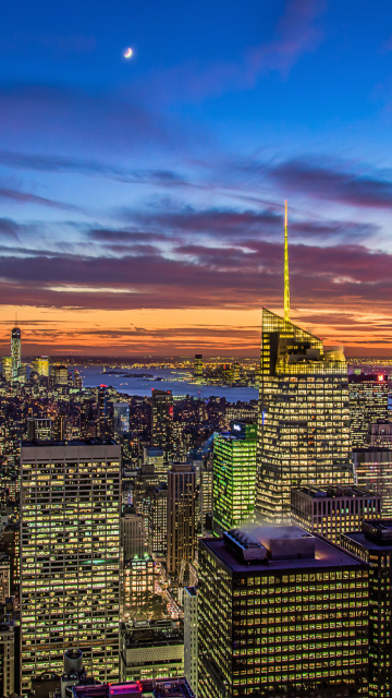 New York, Empire State Building wallpaper 360x640
