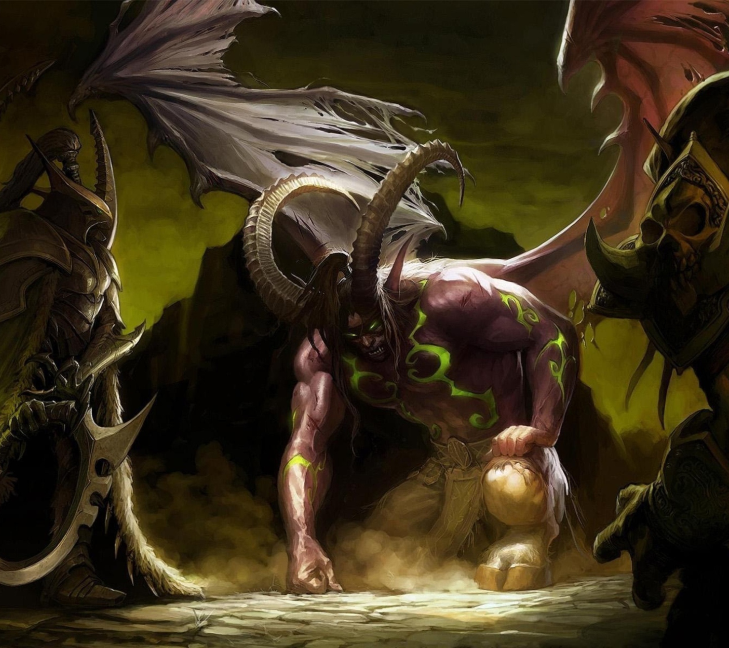 Das Illidan Stormrage - World of Warcraft Wallpaper 1440x1280