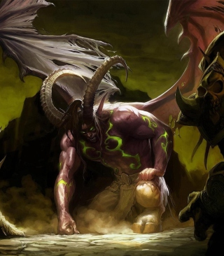 Illidan Stormrage - World of Warcraft - Obrázkek zdarma pro 128x160