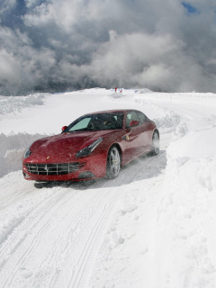 Ferrari In Winter screenshot #1 240x320