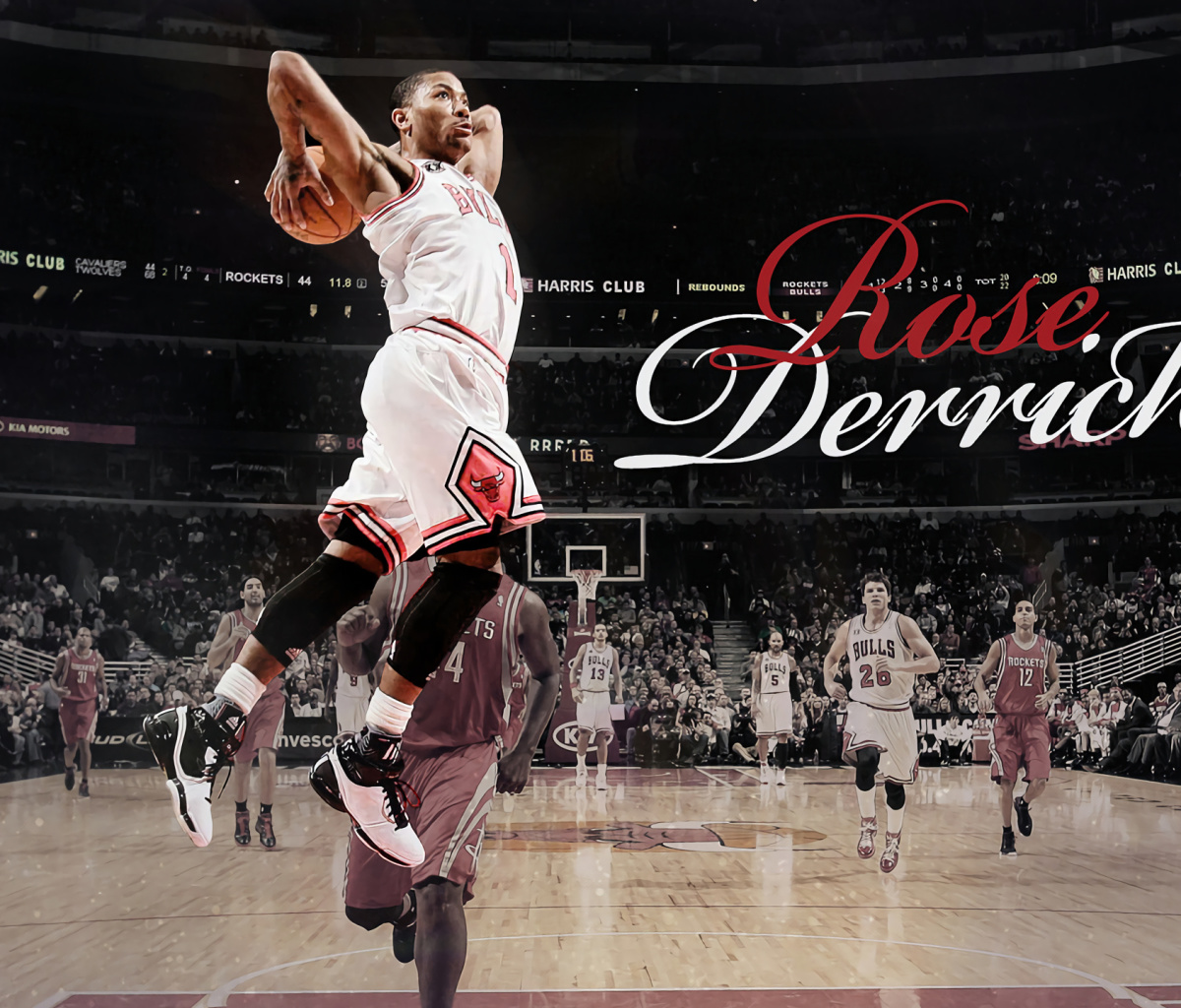 Derrick Rose NBA Star wallpaper 1200x1024