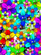Screenshot №1 pro téma Bright flowers smiles 132x176