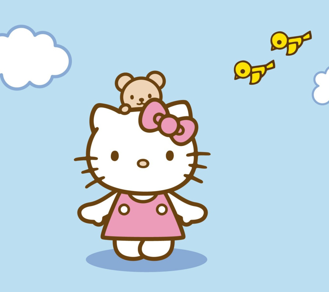 Fondo de pantalla Hello Kitty & Friend 1080x960