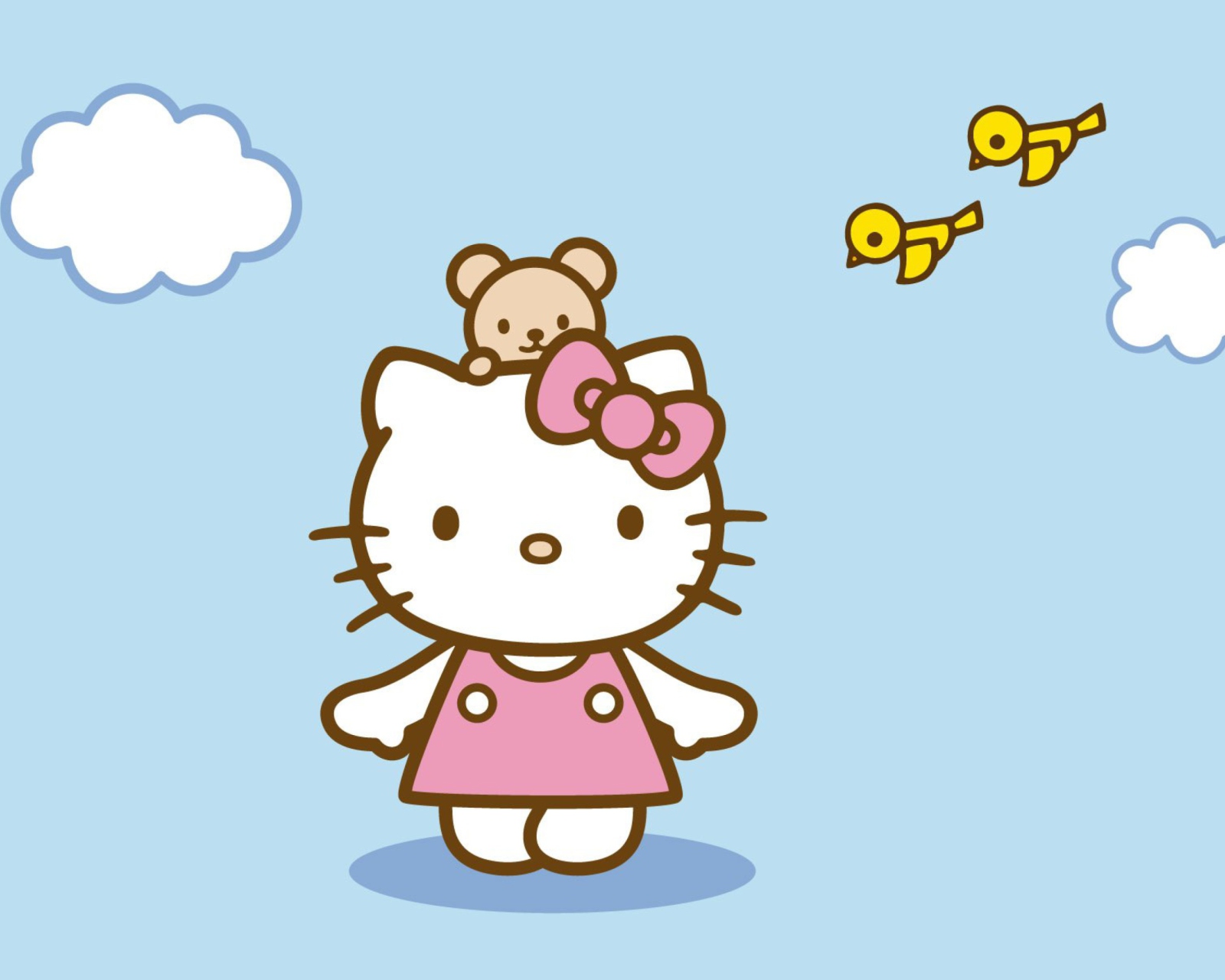 Обои Hello Kitty & Friend 1600x1280
