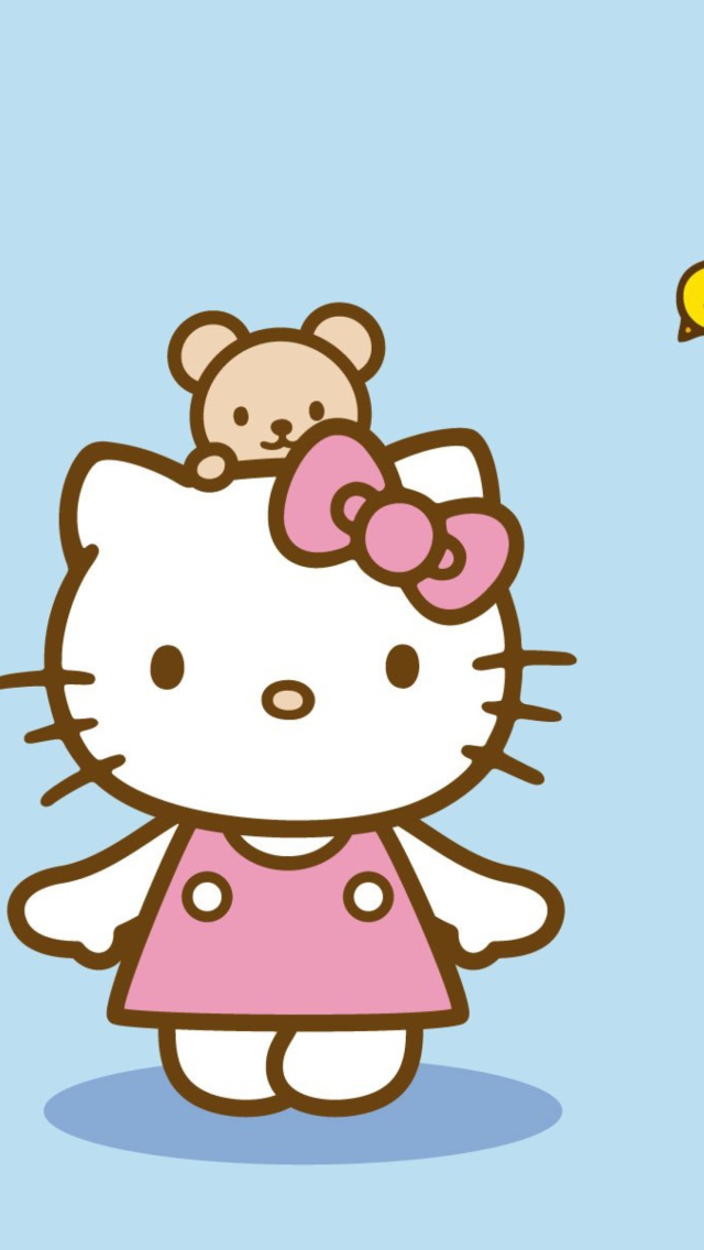 Fondo de pantalla Hello Kitty & Friend 640x1136