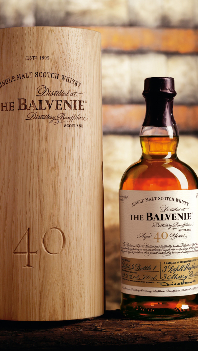 Balvenie Scotch Whiskey wallpaper 640x1136