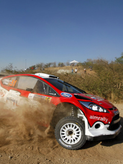 Обои Ford WRC for Rally 240x320