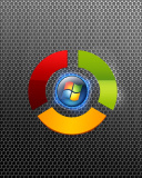 Fondo de pantalla Windows and Chrome 128x160