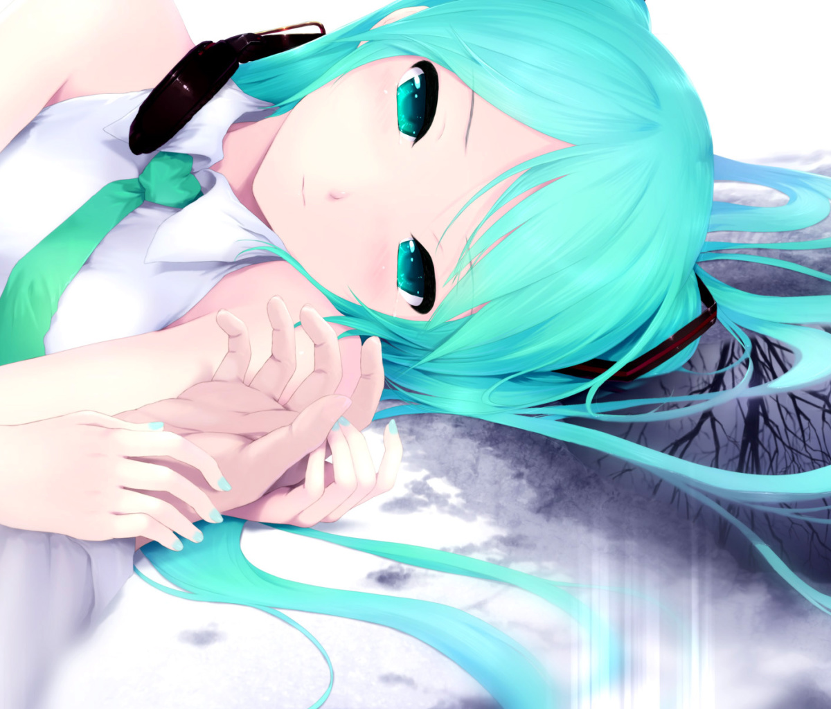 Screenshot №1 pro téma Humanoid Hatsune Miku from Vocaloid 1200x1024