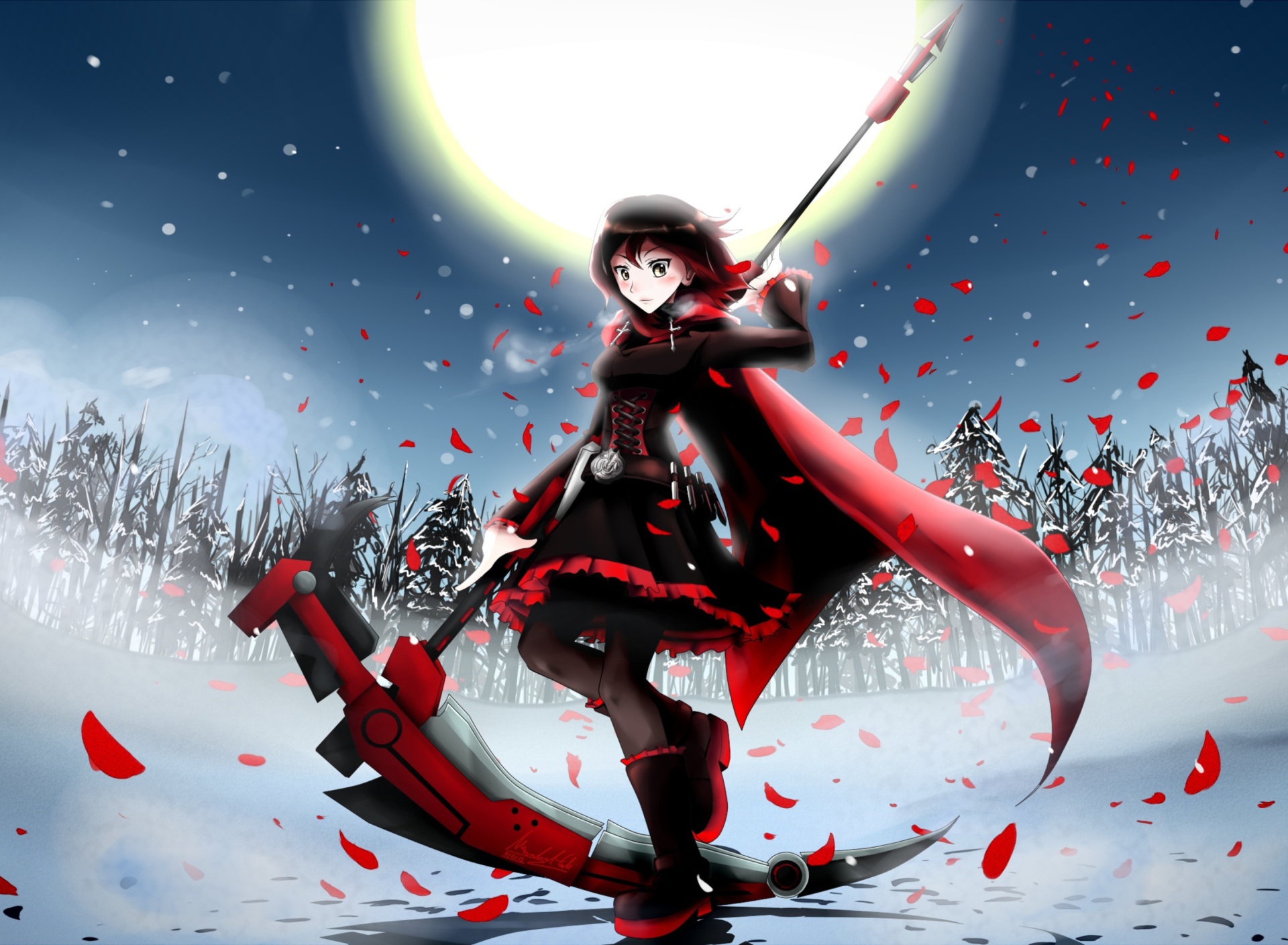 Screenshot №1 pro téma Rwby Ruby 1920x1408