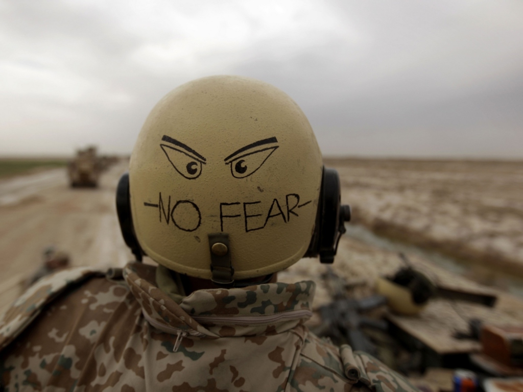 Fondo de pantalla No Fear Soldier 1024x768