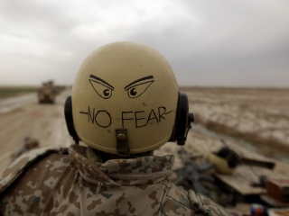 Screenshot №1 pro téma No Fear Soldier 320x240