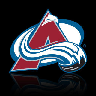 Colorado Avalanche Black Logo - Obrázkek zdarma pro iPad mini 2