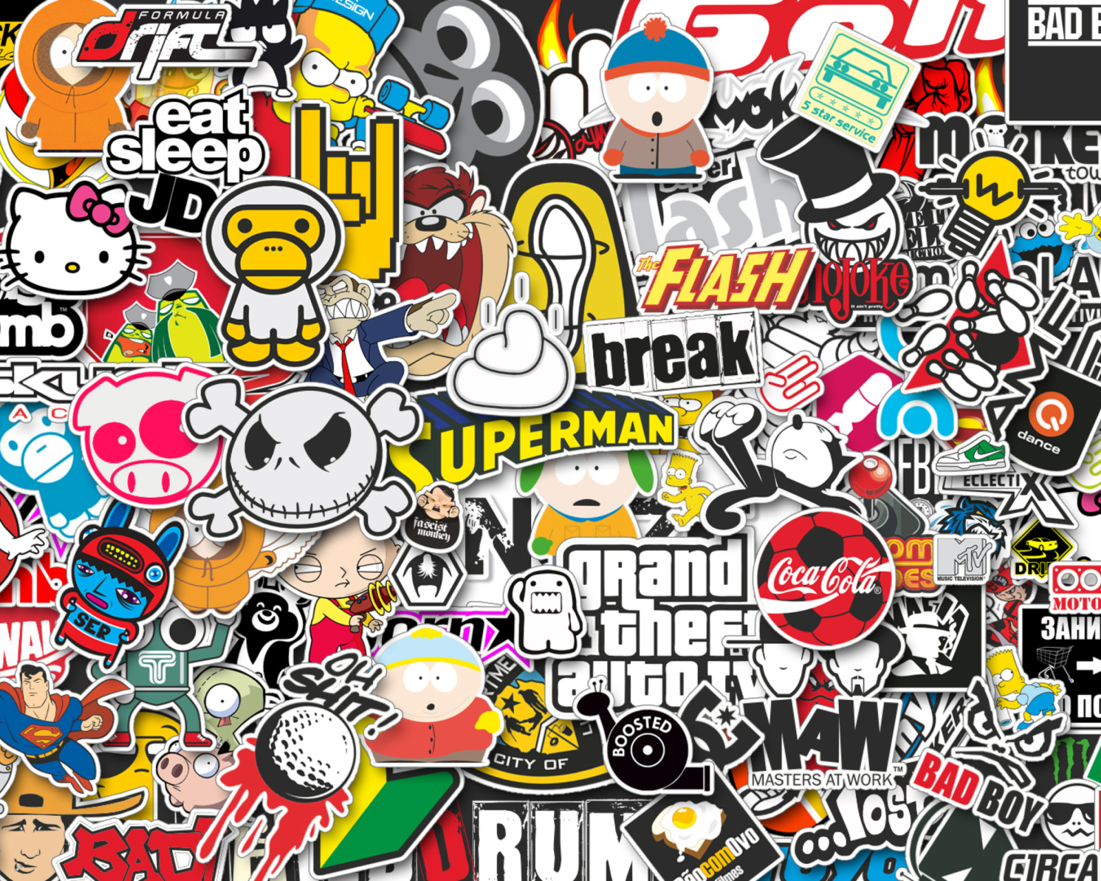 Funny Logos wallpaper 1600x1280