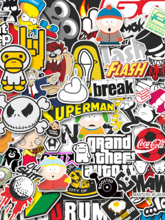 Fondo de pantalla Funny Logos 240x320