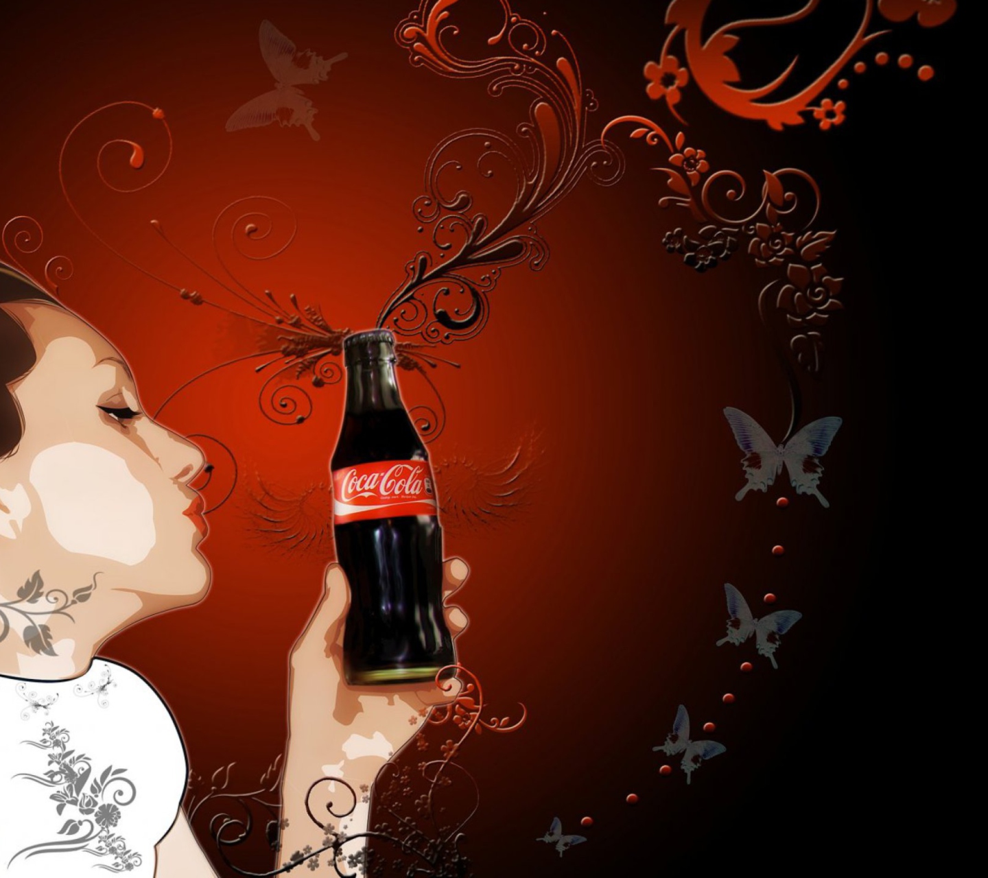 Das I Like Coca-Cola Wallpaper 1440x1280