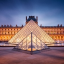 Das Louvre Paris Wallpaper 128x128