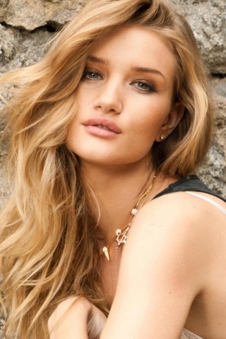 Fondo de pantalla Rosie Huntington Whiteley Model 320x480