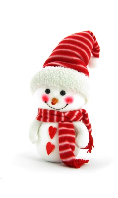 Screenshot №1 pro téma Christmas Snowman 240x400