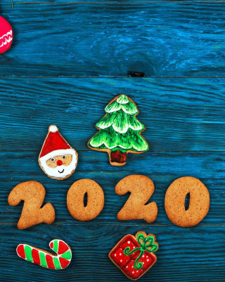 2020 New Year - Obrázkek zdarma pro Nokia Asha 305