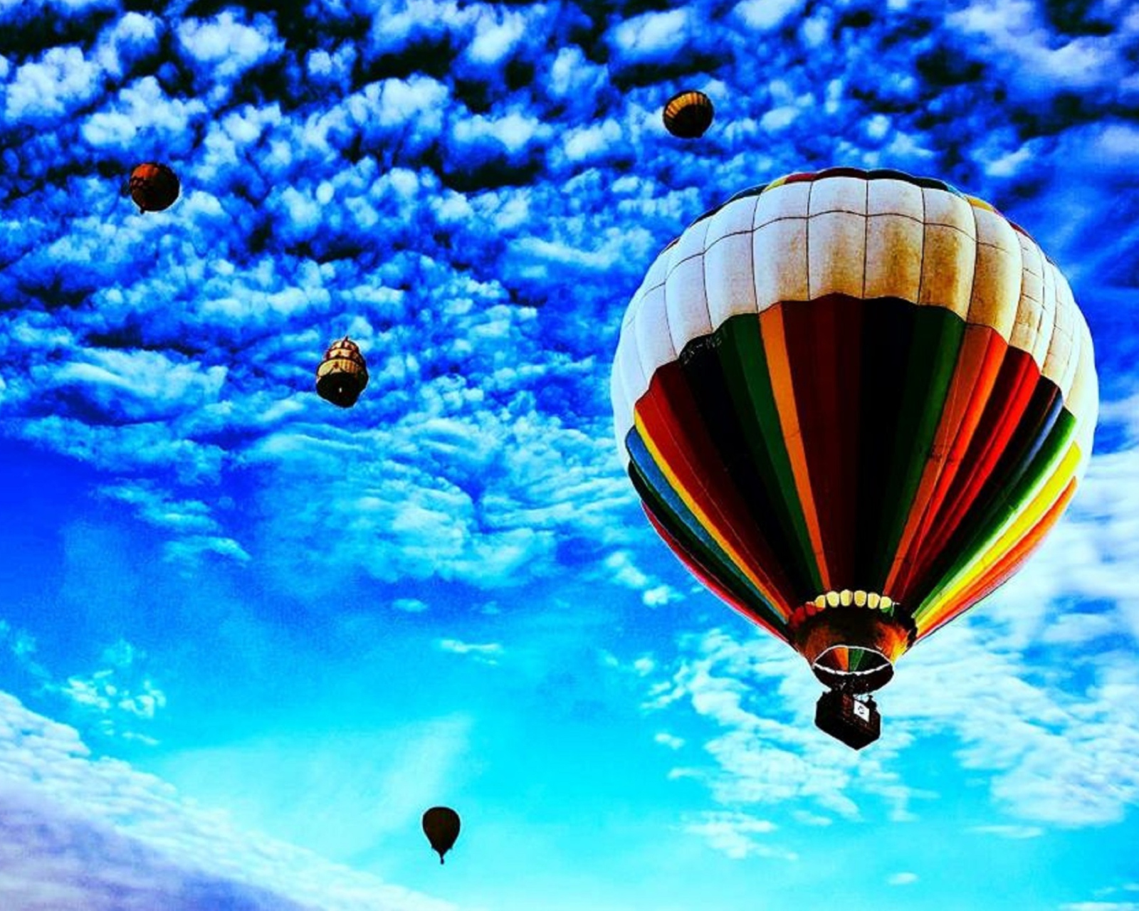 Balloons In Sky wallpaper 1600x1280