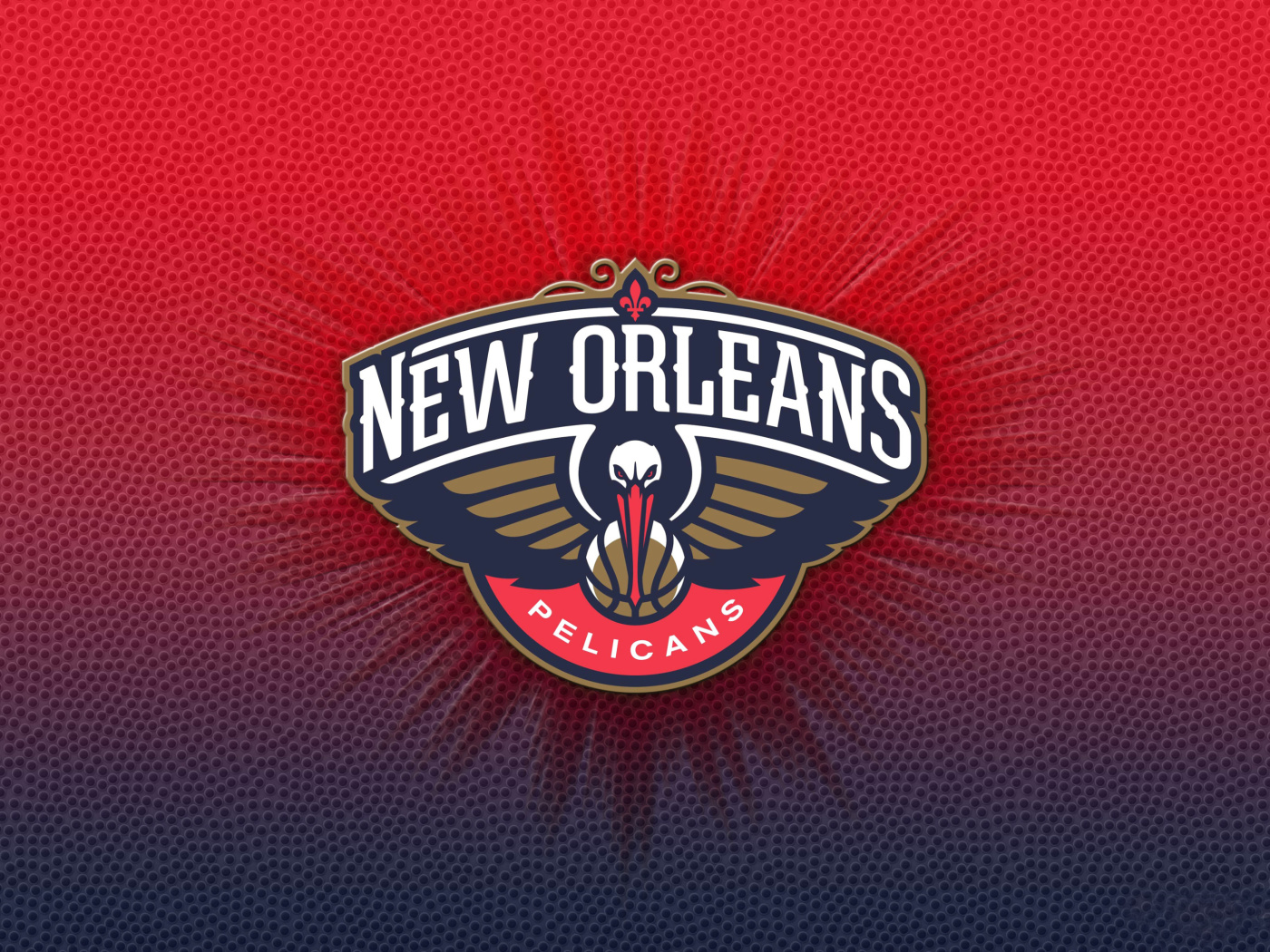 Screenshot №1 pro téma New Orleans Pelicans New Logo 1400x1050