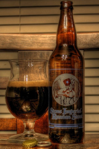 Das Russian Stout Beer Wallpaper 320x480