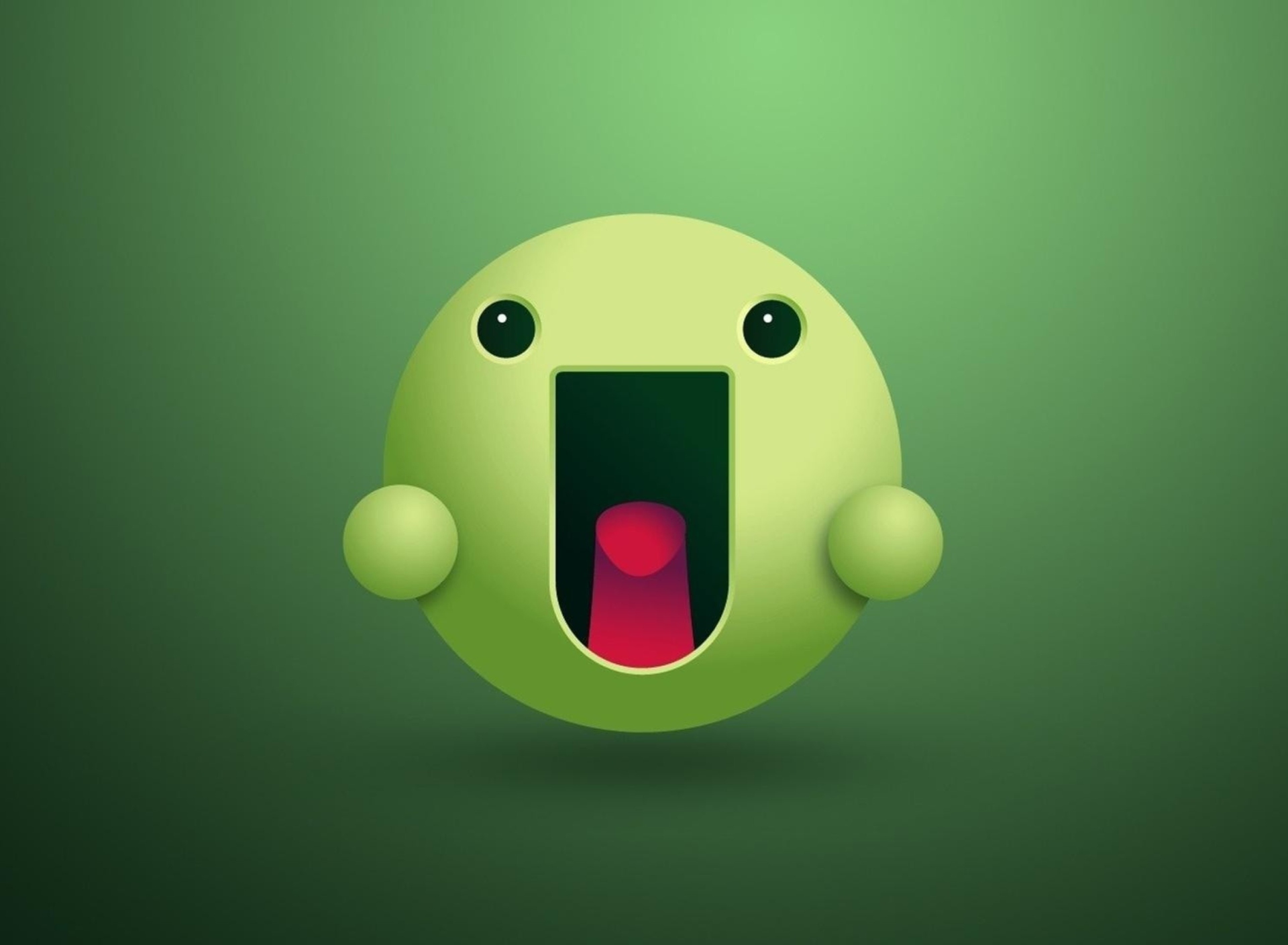 Screenshot №1 pro téma Green Smiley 1920x1408