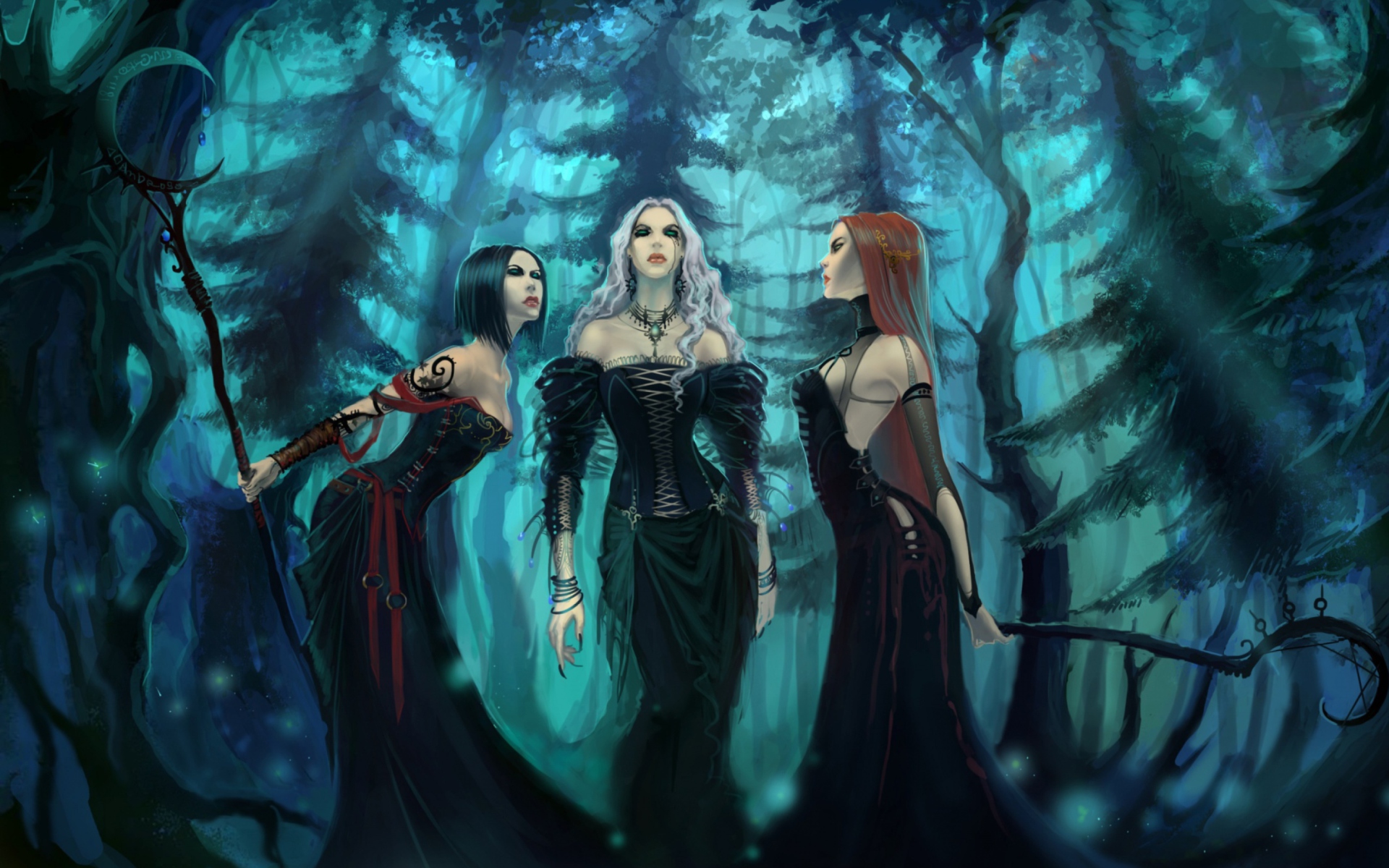 Fondo de pantalla Three Witches 1920x1200
